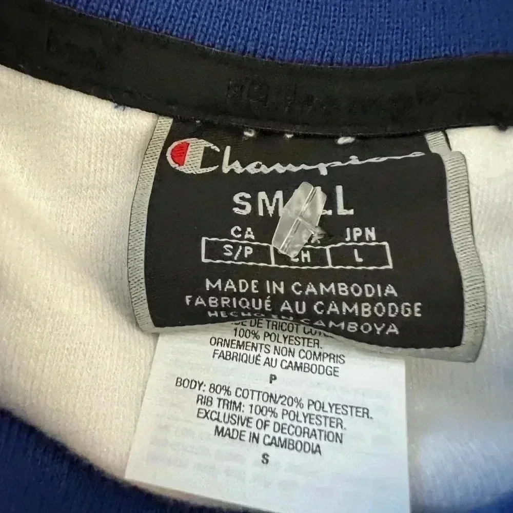 Champion retro look, soft terry mens shirt. Size: S - Picture 9 of 13